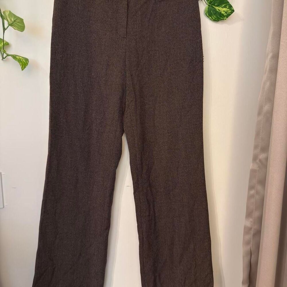 Apt9 y2k Women's Brown Black Trousers Wide Leg Pants